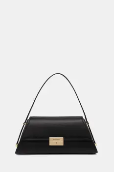 MICHAEL Michael Kors geanta de piele LUDLOW culoarea negru, 30F4GLNL2L imagine