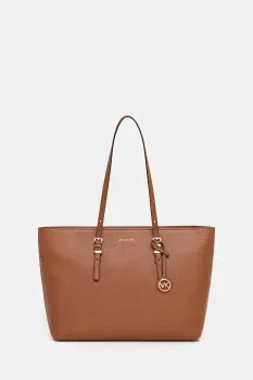 MICHAEL Michael Kors geanta de piele QUINN culoarea maro, 30T5GQNT9L imagine