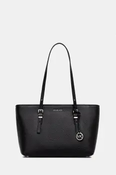 MICHAEL Michael Kors geanta de piele QUINN culoarea negru, 30T5SQNT2L imagine