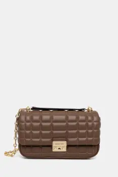 MICHAEL Michael Kors geanta de piele TRIBECA culoarea maro, 30R4G2RL7L imagine