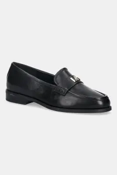 MICHAEL Michael Kors mocasini de piele Lex culoarea negru, cu toc plat, 40F5LXFP1L.001 imagine