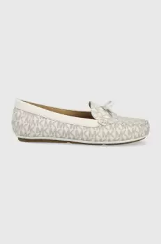 MICHAEL Michael Kors mocasini Juliette Moc femei, culoarea bej, cu toc plat imagine