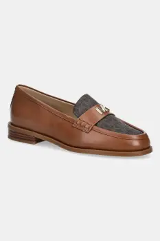 MICHAEL Michael Kors mocasini Lex culoarea maro, cu toc plat, 40F5LXFP1B.200 imagine