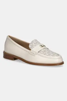MICHAEL Michael Kors mocasini Lex Loafer culoarea bej, cu toc plat, 40F5LXFP1B.150 imagine