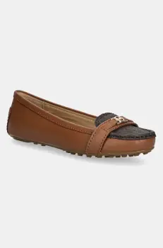 MICHAEL Michael Kors mocasini Mandy femei, culoarea maro, cu toc plat, 40R5MAFR1B.227 imagine