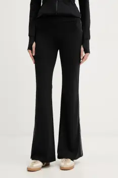 MICHAEL Michael Kors pantaloni culoarea negru, evazati, high waist, MF530W51RE imagine