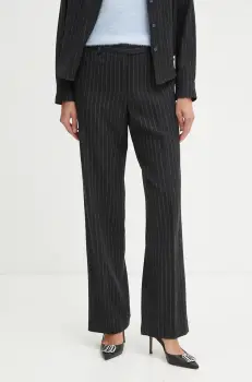 MICHAEL Michael Kors pantaloni de lana drept, high waist, MF43015F2A imagine