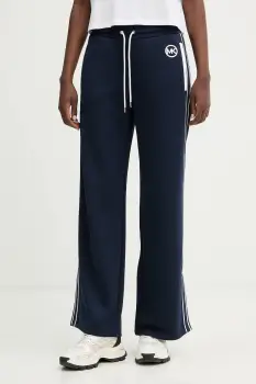MICHAEL Michael Kors pantaloni de trening culoarea bleumarin, uni, MR630Y0K8N imagine