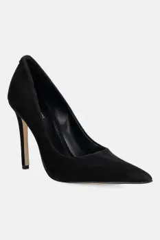 MICHAEL Michael Kors pantofi cu toc stiletto din piele intoarsa Elyse High Pump imagine