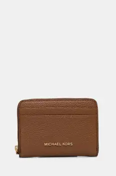 MICHAEL Michael Kors portofel de piele femei, culoarea maro, 32T4GJ6Z5L imagine