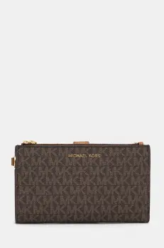 MICHAEL Michael Kors portofel femei, culoarea maro imagine