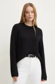 MICHAEL Michael Kors pulover de lana femei, culoarea negru, calduros, MF460YPF2G imagine