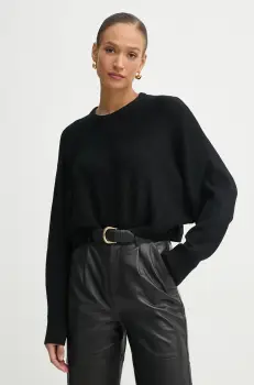 MICHAEL Michael Kors pulover de lana femei, culoarea negru, MR5612KF2G imagine