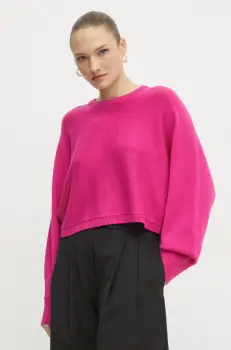 MICHAEL Michael Kors pulover de lana femei, culoarea roz, MR5612KF2G imagine