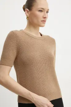 MICHAEL Michael Kors pulover de lana femei, culoarea verde, MF4612JF2G imagine