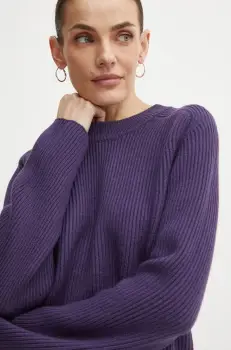 MICHAEL Michael Kors pulover de lana femei, culoarea violet, calduros, MF460YPF2G imagine