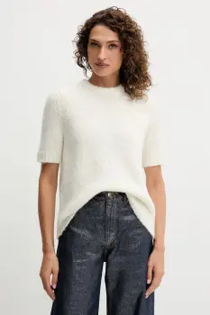 MICHAEL Michael Kors pulover din amestec de mohair femei, culoarea bej, gros MF5619QJVC imagine