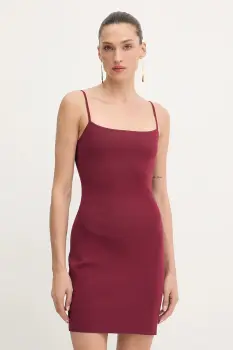 MICHAEL Michael Kors rochie culoarea bordo, mini, mulata, MT5833Z33D imagine