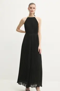 MICHAEL Michael Kors rochie culoarea negru, maxi, evazati, MS5812Y7R3 imagine