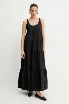 MICHAEL Michael Kors rochie culoarea negru, maxi, evazati, MS582WLF4C imagine
