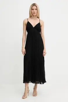 MICHAEL Michael Kors rochie culoarea negru, maxi, evazati, MT583407R3 imagine