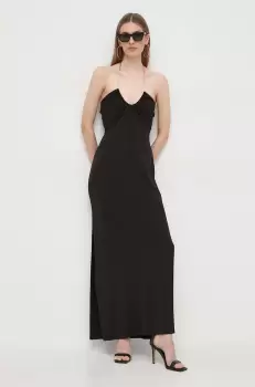 MICHAEL Michael Kors rochie culoarea negru, midi, drept imagine