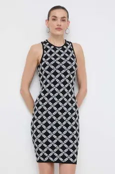 MICHAEL Michael Kors rochie culoarea negru, mini, mulata imagine