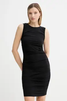 MICHAEL Michael Kors rochie culoarea negru, mini, mulata, MT58349H6J imagine