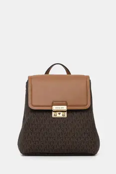 MICHAEL Michael Kors rucsac culoarea maro, mic, cu model, 30F5G2RB1B imagine