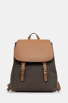 MICHAEL Michael Kors rucsac QUINN culoarea maro, mic, cu imprimeu, 30T5GQNB2B imagine