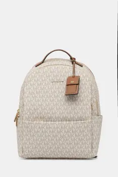 MICHAEL Michael Kors rucsac SABLE culoarea bej, mic, cu imprimeu, 30T5G3XB2B imagine