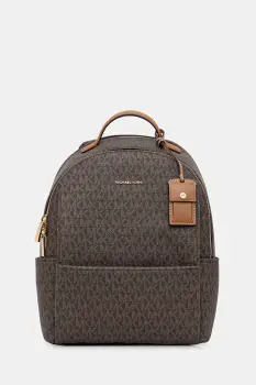 MICHAEL Michael Kors rucsac SABLE culoarea maro, mic, cu imprimeu, 30T5G3XB2B imagine