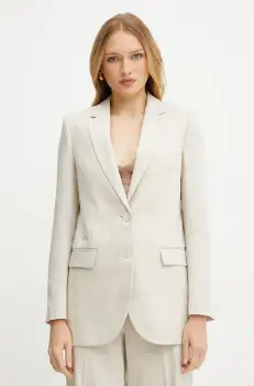 MICHAEL Michael Kors sacou de in culoarea bej, un singur rand de nasturi, uni, MS510B3H6R imagine