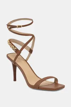 MICHAEL Michael Kors sandale cu toc cui din piele Marcia Heeled Sandal imagine