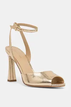 MICHAEL Michael Kors sandale cu toc inalt din piele Rosie High Sandal imagine