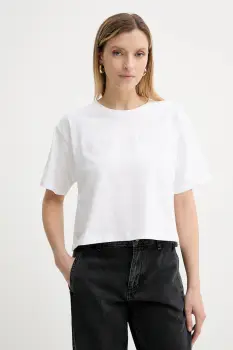 MICHAEL Michael Kors tricou din bumbac culoarea bej, MT551VJ2ZU imagine