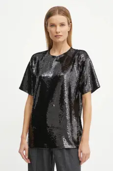 MICHAEL Michael Kors tricou femei, culoarea negru, MF451IW6PK imagine