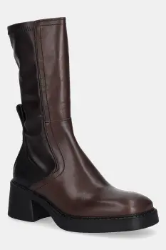 Miista botine Fabi culoarea maro, cu toc drept, E8_3976 imagine