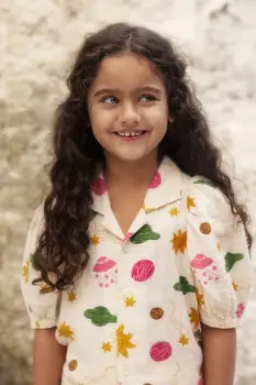 Mini Rodini bluza de bumbac pentru copii Space imagine