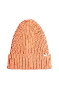 Mini Rodini caciula de bumbac pentru copii culoarea portocaliu, 25765103 imagine