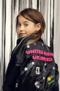 Mini Rodini geaca bomber pentru copii United aliens imagine