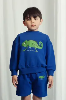 Mini Rodini hanorac de bumbac pentru copii Lizard cu imprimeu, 2522016660 imagine