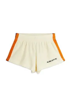 Mini Rodini pantaloni scurti copii bumbac Alien City FC imagine