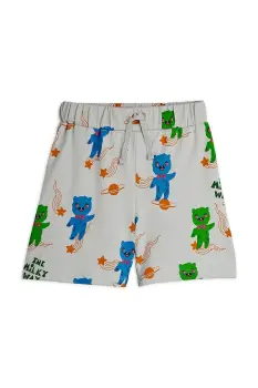 Mini Rodini pantaloni scurti din bumbac pentru copii Aliens imagine