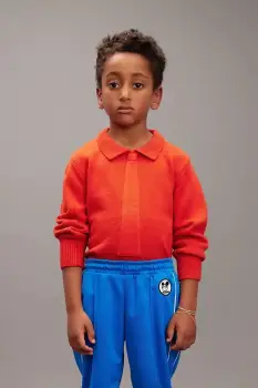 Mini Rodini pulover de lana pentru copii rosu 25720125 imagine