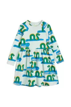 Mini Rodini rochie fete culoarea verde, mini, evazati imagine