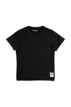 Mini Rodini tricou copii culoarea negru imagine