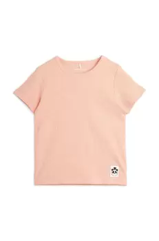 Mini Rodini tricou copii culoarea roz imagine