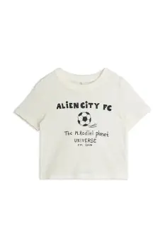 Mini Rodini tricou pentru copii, din bumbac Alien City FC imagine