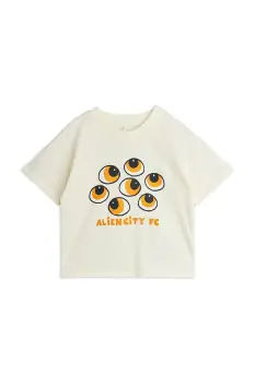 Mini Rodini tricou pentru copii, din bumbac Eyes imagine